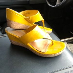 Antonio Melani wedge/cork heels